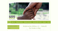 Desktop Screenshot of kinderrechte-afrika.org