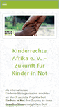 Mobile Screenshot of kinderrechte-afrika.org