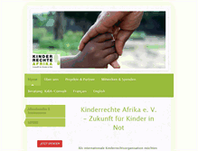 Tablet Screenshot of kinderrechte-afrika.org
